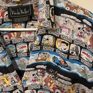 RARE Nicole Miller Cartoon Network Top